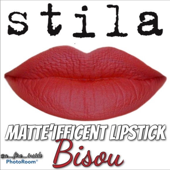 Stila Matte’ifficent Lipstick Bisou Matte Glam New classic red - Picture 2 of 9